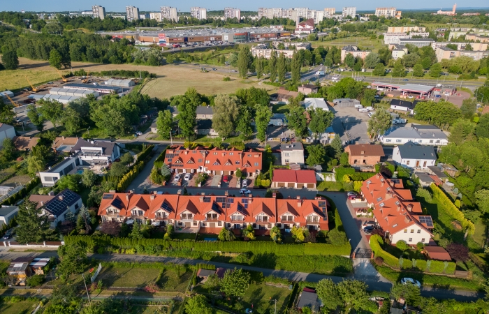 osiedle szeregowe przy ulicy Krzyskiej w Tarnowie